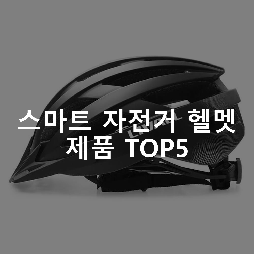 스마트 자전거 헬멧 제품 TOP5 추천 아이템