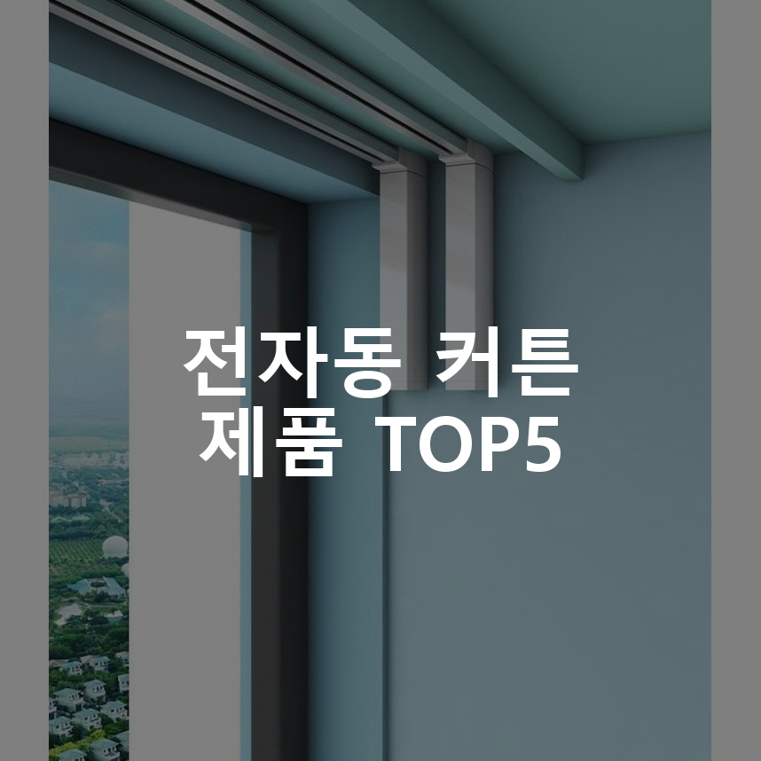 전자동 커튼 제품 TOP5 추천 아이템